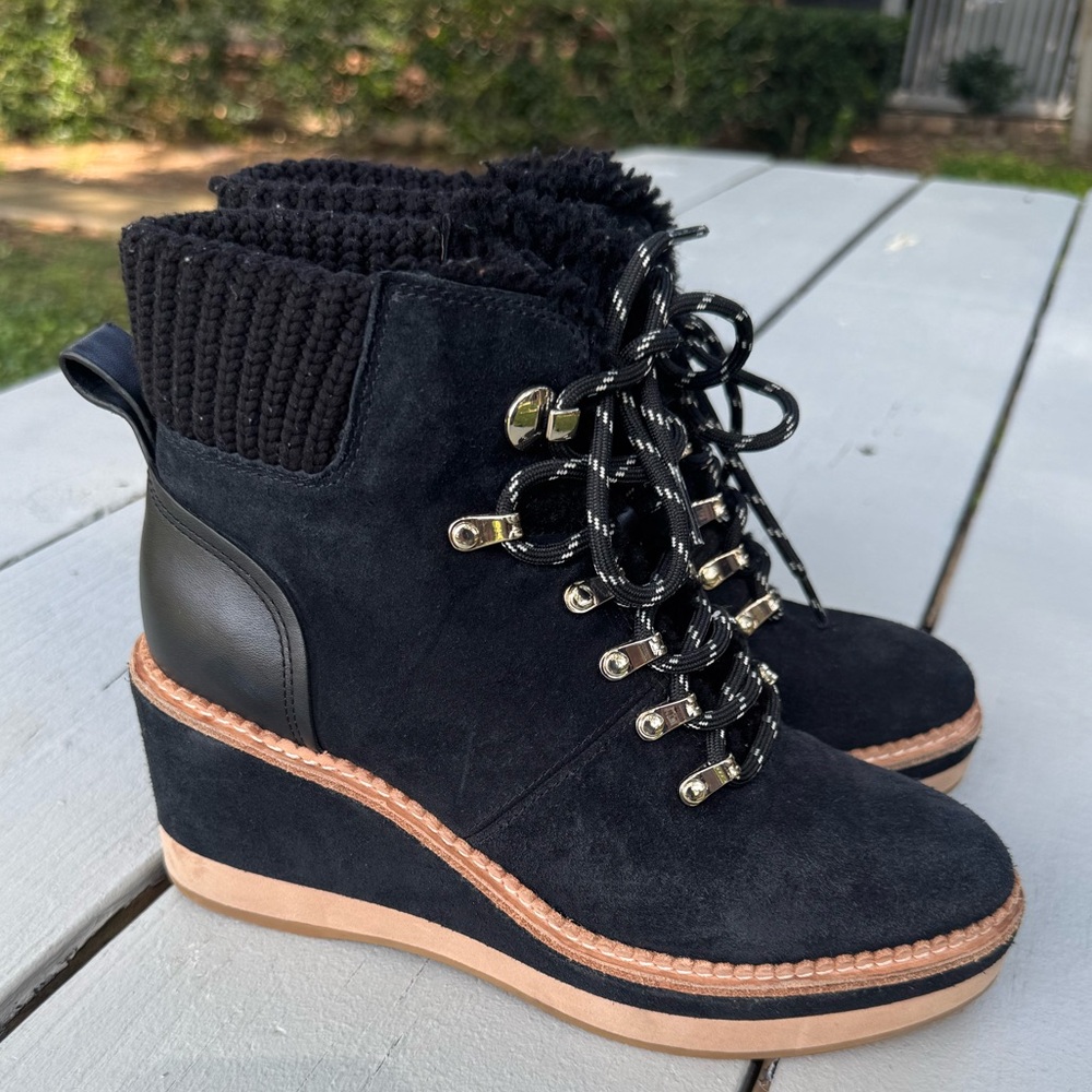 Kate Spade Willow Genuine Shearling Wedge Bootie 
S/ 7.5 - Picture 7 of 17